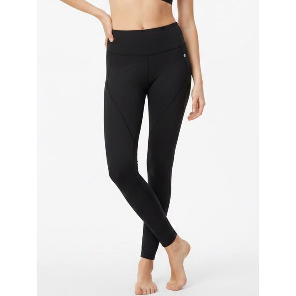 PURE BARRE | Black Full Length Leggings White Circle P Hip Logo Women’s Size XS